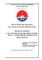 TIỂU LUẬN KẾT THÚC HỌC PHẦN   LÝ LUẬN QUẢN LÝ HÀNH CHÍNH NHÀ NƯỚC | Học viện Hành chính Quốc gia
