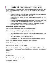 MIÊU TẢ TRANH BẰNG TIẾNG ANH: HƯỚNG DẪN CHI TIẾT CÁC BƯỚC