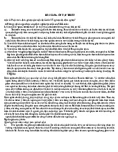 Đề cương ôn tập Môn Triết học Mác-Lênin | Đại học Sư Phạm Hà Nội