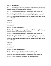 Câu hỏi ôn tập chương 1 môn Công nghệ thông tin   | Trường đại học kinh doanh và công nghệ Hà Nội