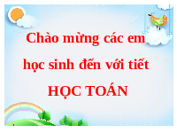 Giáo án điện tử Toán 1 Chương 1 Cánh diều: Lớn hơn, dấu >, Bé hơn, dấu <, Bằng nhau, dấu =