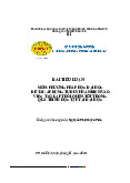 BÀI TIỂU LUẬN PHƯƠNG PHÁP HỌC ĐẠI HỌC | Đại học Ngoại Ngữ - Tin Học Thành Phố Hồ Chí Minh