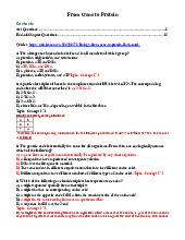 Gene to Protein: Test Bank for Biology Concepts 17 (Final Exam) | Môn Bio for BME - Trường Đại học Quốc tế, Đại học Quốc gia Thành phố Hồ Chí Minh