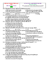 Đề sử ôn thi tốt nghiệp THPT 2025 bám sát minh họa giải chi tiết-Đề 10