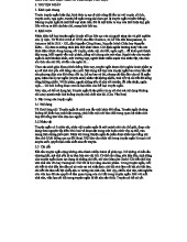 LÝ LUẬN VĂN HỌC - Đặc trưng và Chức năng của Truyện Ngắn