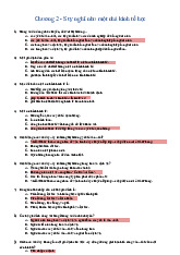 Tóm Tắt ôn tập trắc nghiệm Tiểu Luận Chương 2 & 3 | Kinh tế vĩ mô | Trường Đại học kinh tế Thành Phố Hồ Chí Minh
