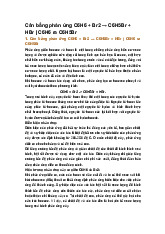 Cân bằng phản ứng C6H6 + Br2 → C6H5Br + HBr | C6H6 ra C6H5Br