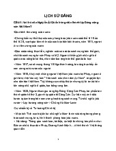 Câu hỏi ôn tập - Lịch sử Đảng cộng sản Việt Nam (SSH1141) | Trường Đại học Bách khoa Hà Nội