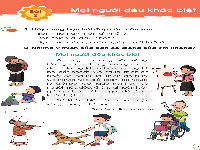 Giáo án điện tử Tiếng việt 1 bài 2 Chân trời sáng tạo: Mọi người đều khác biệt