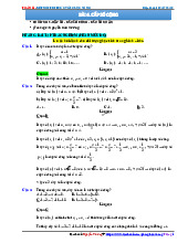 Tài liệu 11 trắc nghiệm sưu tầm. Bài-6 Cấp số cộng- Có đáp án