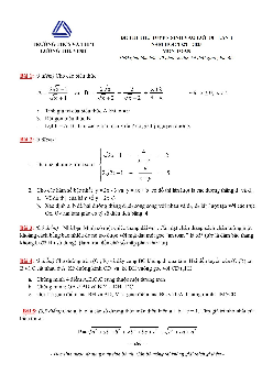 Đề thi thử Toán vào lớp 10 lần 1 năm 2022 – 2023 trường Lương Thế Vinh – Hà Nội