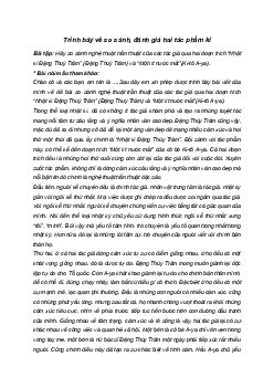 Soạn bài Trình bày về so sánh, đánh giá hai tác phẩm kí | Ngữ văn 12 Cánh diều (Tập 1)