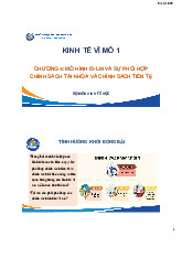 Chương 5: Mô Hình Phối Hợp Chính Sách Tài Khóa và Tiền Tệ | Bài giảng Kinh Tế Vĩ Mô