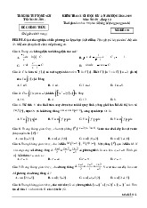 Đề cuối kỳ 2 Toán 12 năm 2024 – 2025 trường THPT Quế Sơn – Quảng Nam