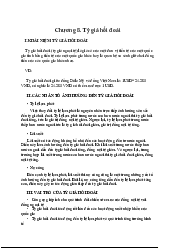 Tài liệu Chương 8. Tỉ giá hối đoái - Kinh tế | Trường Đại học Vinh