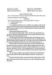 Bài thảo luận kinh tế vĩ mô nâng cao - Kinh tế | Trường Đại học Vinh
