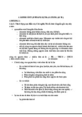 Câu hỏi ôn tập | Pháp luật đại cương | Học viện Báo chí và Tuyên truyền