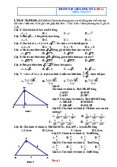 Bộ Đề Ôn Tập Giữa Kỳ 1 Toán 9 Năm 2025-2026 Có Đáp Án