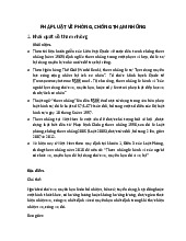 Chủ đề thuyết trình nhóm 6 pháp luật về phòng chống tham nhũng môn Pháp luật đại cương  | Học viện Nông nghiệp Việt Nam