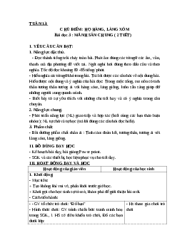 Giáo án Tiếng Việt lớp 4 Tuần 13 | Cánh Diều