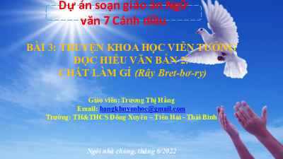 Bài giảng điện tử môn Ngữ văn 7 Bài 3: Chất làm gỉ (Rây Brét-bơ-ry) | Cánh diều