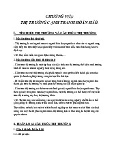 Chương 5 - Cấu trúc Thị Trường Cạnh Tranh Hoàn Hảo (Kinh tế học)