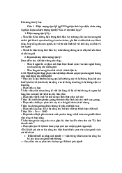 Đề cương tâm lý học | Trường đại học Lao động - Xã hội