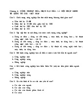 Trắc nghiệm công nghiệp hoá, hiện đại hoá | Kinh tế chính trị Mác - Lênin | Đại học Tôn Đức Thắng