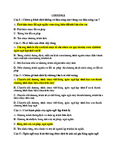 Tài liệu Ôn Tập Chương Trình Dịch - Môn Học CT001