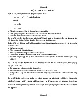 Bài tập Môn Vật lý đại cương | Đại học Xây Dựng Hà Nội