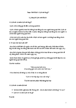 Giải Lịch sử 6 Bài 1: Lịch sử là gì? Cánh diều | Cánh diều