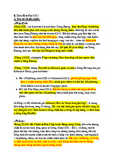 Lý thuyết môn LSĐ/ Trường đại học Nguyễn Tất Thành