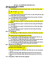 Câu hỏi trắc nghiệm ôn tập môn Cơ sở dữ liệu quan hệ | Trường đại học kinh doanh và công nghệ Hà Nội