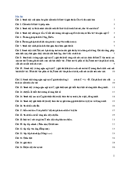 Đề cương ôn tập (tự luận) môn Cấu trúc dữ liệu và giải thuật có lời giải