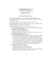 Bài Tập Thực Hành SQL - Đề 01 | Môn Cơ sở dữ liệu - Trường Đại học Bách khoa Hà Nội