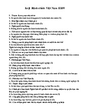 Luật Hành Chính Việt Nam EL09: Nội Dung và Nguyên Tắc Cơ Bản môn Luật hành chính | Trường đại học Mở Hà Nội