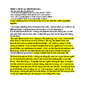 Tài liệu tiếng anh speaking theo chủ đề