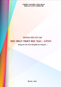 Hướng dẫn ôn tập học phần Triết học Mac-Lenin | Đại học Công Đoàn
