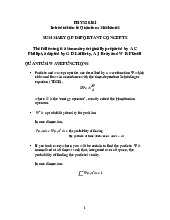 Khái niệm chính và tiến trình | Cơ học lượng tử | Trường Đại học Khoa học Tự nhiên, Đại học Quốc gia Hà Nội