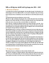 Mẫu sơ đồ lớp học chi tiết nhất áp dụng năm 2024 - 2025