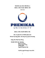 Xây dựng phầm mềm ứng dụng quản lý cửa hàng | Báo cáo học phần Phân tích và thiết kế phần mềm