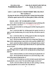 Đề cương môn Luật dân sự - Trường Đại học lao động -  xã hội.