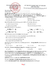 Giải Chi Tiết Đề Minh Họa Tốt Nghiệp THPT 2025 Môn Hóa Bộ Giáo Dục