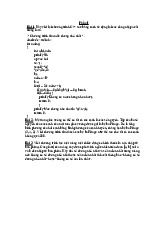 Đề thi mẫu tự luận cuối kỳ môn Thiết kế hệ thống nhúng - Học Viện Kỹ Thuật Mật Mã