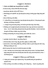 Tài liệu ôn tập Môn Hệ thống phân tán và ứng dụng | Đại học Bách Khoa Hà Nội