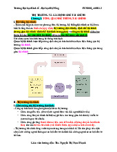 Chương 1 & 2: Tổng Quan Thị Trường và Định Chế Tài Chính
