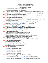 Đề thi học kỳ 2 môn Khoa học tự nhiên lớp 8 năm học 2024 - 2025 | Bộ sách Kết nối tri thức