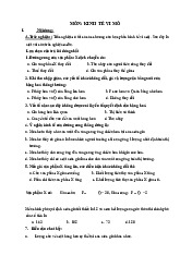 Trắc nghiệm kinh tế vi mô | Đại học Nội Vụ Hà Nội