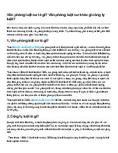 Văn phòng luật sư là gì? Văn phòng luật sư khác gì công ty luật?