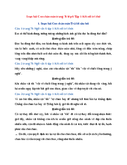 Soạn bài Con chào mào trang 76 | Ngữ Văn 6 Kết nối tri thức Tập 1